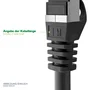 InLine 76833S Cable de Red RJ-45 0.3m Cat6a S/FTP (S-STP) Libre de Halógenos Cobre Negro para Red Ethernet