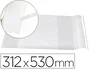 Liderpapel Forralibro nº31 con solapa ajustable adhesivo 312 x 530 mm, pack de 50