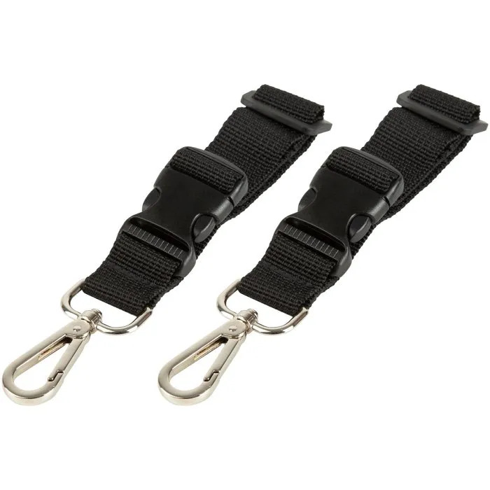 Tineo Juego de 2 Mosquetones Clips para Bolsas de Pañales en Coches de Bebé - Negro - TIN3275054059510 Tineo Juego de 2 Mosquetones Clips para Bolsas de Pañales en Coches de Bebé - Negro - TIN3275054059510