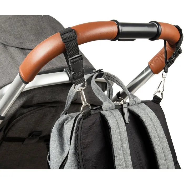 Tineo Juego de 2 Mosquetones Clips para Bolsas de Pañales en Coches de Bebé - Negro - TIN3275054059510 Tineo Juego de 2 Mosquetones Clips para Bolsas de Pañales en Coches de Bebé - Negro - TIN3275054059510