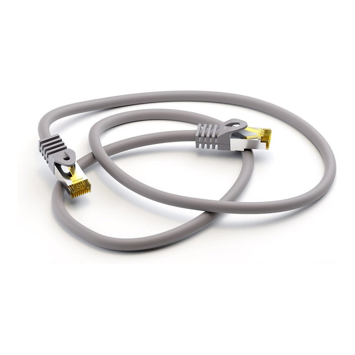 Goobay 91612 Cable de red Cat7 S/FTP Gris 3m