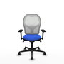 PIQUERAS Y CRESPO Silla de oficina Jorquera Azul y Blanco