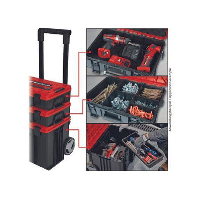Einhell E-Case Tower (negro/rojo, 1x E-Case L, 2x E-Case S) Einhell E-Case Tower (negro/rojo, 1x E-Case L, 2x E-Case S)