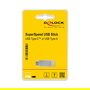 DeLOCK STICK USB 3.2 Gen 1 USB-C + Typ-A 16GB - Memoria USB, Carcasa de Metal, Plata, 117 MB/s