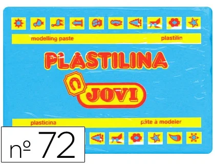 Jovi Plastilina Azul Claro Unidad Tamaño Grande +350g Jovi Plastilina Azul Claro Unidad Tamaño Grande +350g