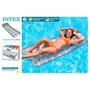 Intex 90620 Colchoneta o Flotador Hinchable de Playa o Piscina, Color Gris Plateado, Unisex