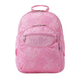 Totto Mochila Escolar Palmeras Rosas MA04ECO029-2210N-8IE, 20L, Neceser y Bolsa Incluida, Compartimento para Bolígrafos, Chica