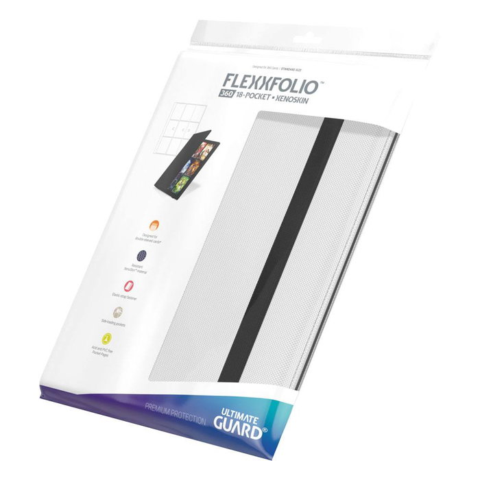 Ultimate Guard Flexxfolio 360 18-Pocket Xenoskin - White Ultimate Guard Flexxfolio 360 18-Pocket Xenoskin - White