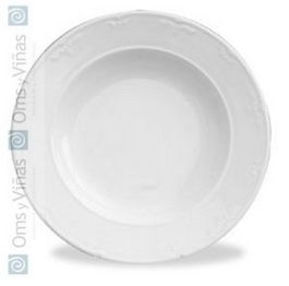 Veronica Plate Hondo 22 cm, Plato Sopero para Vajilla, Colección Solo Buscador (Set de 6)