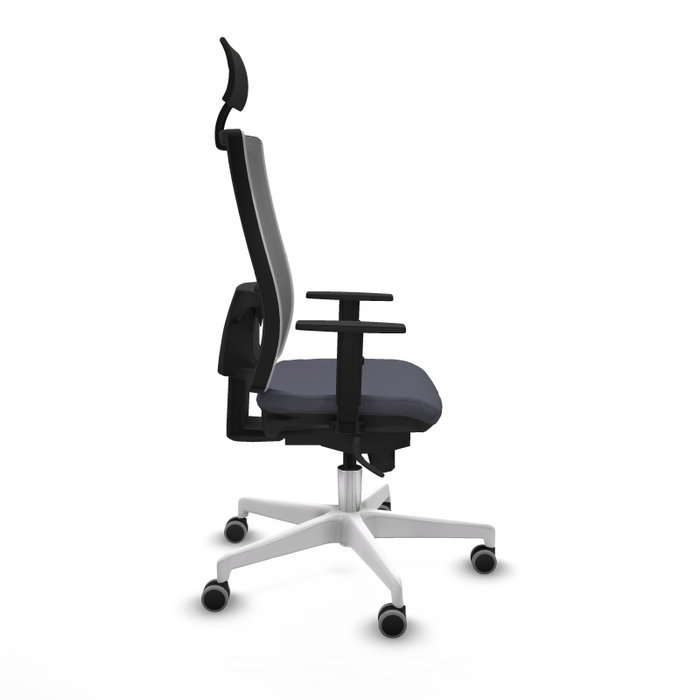 PIQUERAS Y CRESPO Silla de oficina Horna Gris con mecanismo Sincro