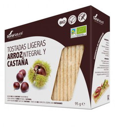 Tostadas Ligeras De Arroz Integral Y Castaña