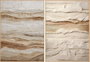 DKD Home Decor Set de 2 Cuadros Lienzo Pino 103x4x143 cm Pintado a Mano