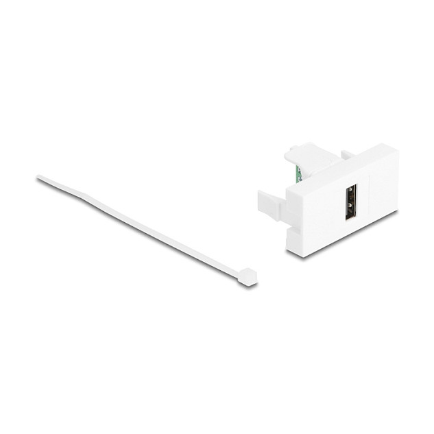 DeLOCK Módulo USB 2.0 Tipo-A Hembra a Terminal de 5 Pines Easy 45 Blanco