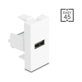DeLOCK Módulo USB 2.0 Tipo-A Hembra a Terminal de 5 Pines Easy 45 Blanco