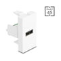 DeLOCK Módulo USB 2.0 Tipo-A Hembra a Terminal de 5 Pines Easy 45 Blanco