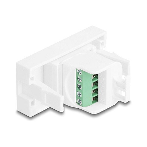 DeLOCK Módulo USB 2.0 Tipo-A Hembra a Terminal de 5 Pines Easy 45 Blanco