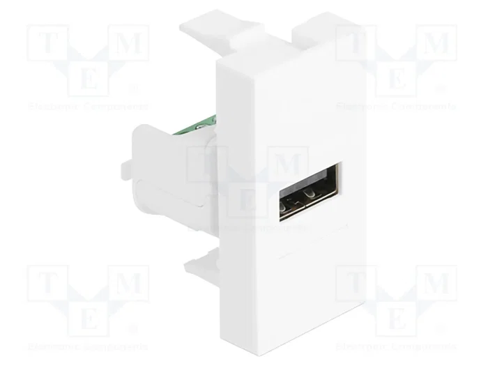 DeLOCK 90911 Módulo Keystone USB 2.0 Tipo-A Hembra a Terminal de 5 Pines Blanco DeLOCK 90911 Módulo Keystone USB 2.0 Tipo-A Hembra a Terminal de 5 Pines Blanco