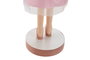 DKD Home Decor Figura Navidad Fantasia Blanco Rosa 10 x 36 x 13 cm