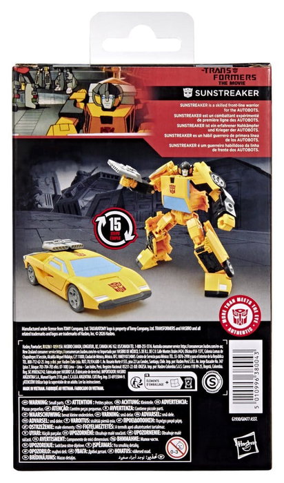 The Transformers: The Movie Studio Series Deluxe Class Figura Sunstreaker 11 cm