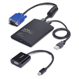 StarTech.com NoteCons02-VGA-MDP Interruptor KVM Negro