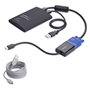 StarTech.com Adaptador Crash Cart USB a VGA y Mini DisplayPort para Portátil - Consola KVM Portátil con Transferencia de Archivos y Captura de Video - TAA - Negro