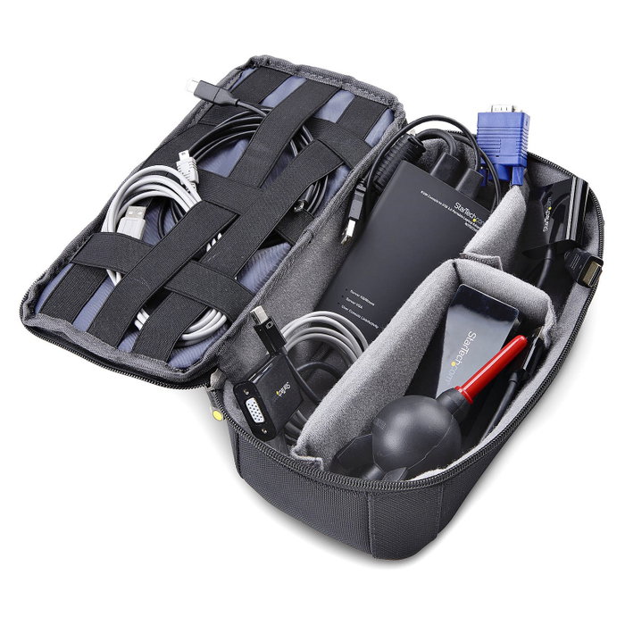 StarTech.com Adaptador Crash Cart USB a VGA y Mini DisplayPort para Portátil - Consola KVM Portátil con Transferencia de Archivos y Captura de Video - TAA - Negro