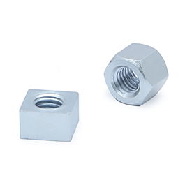 HERRAJES ALK Juego De Tuerca Hexagonal Y Cuadrada M6 Set De 3000