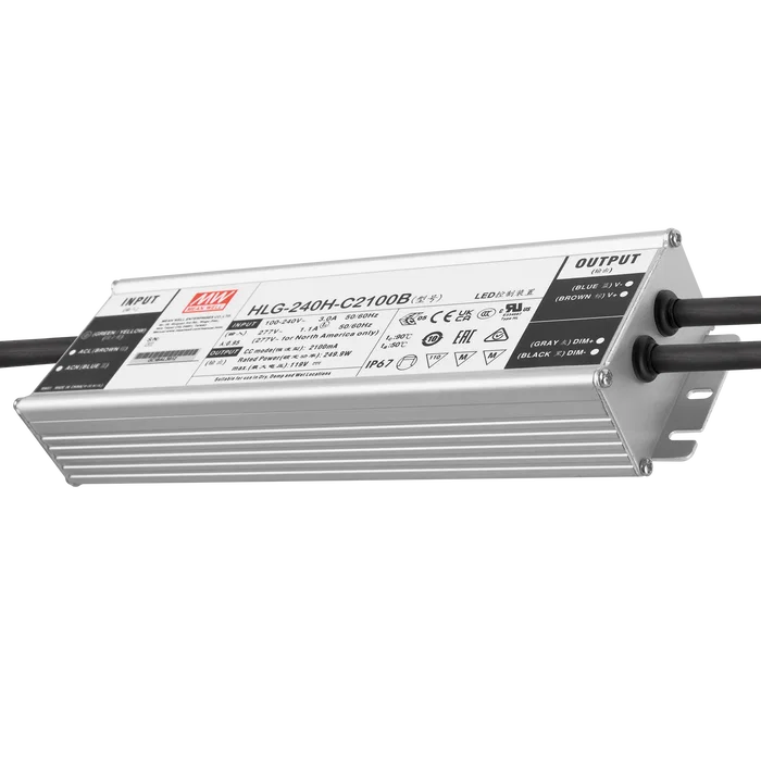 Mean Well Driver LED 240W 90-305VAC 2100A IP67