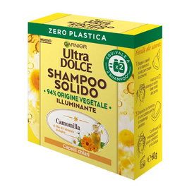 Garnier Ultra Doux Champú Sólido de Camomilla para Todo Tipo de Cabello - 60 gr