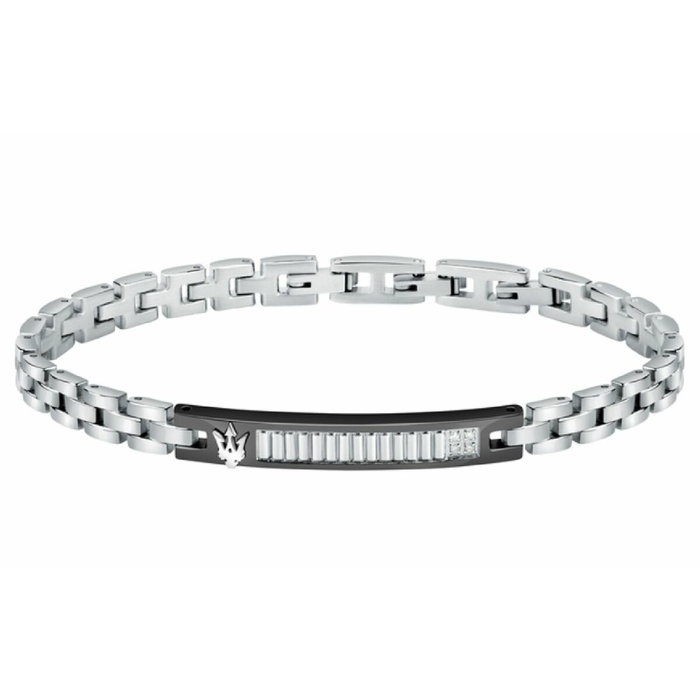 Pulsera Hombre Maserati Acero Inoxidable 21,5 cm Plateado