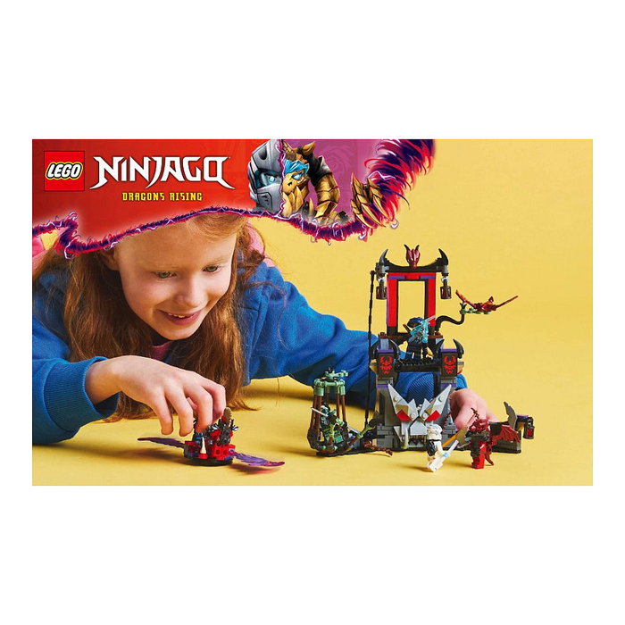 LEGO Ninjago 71841 Drachensturmdorf Aldea de la Tormenta Dragónida - Juego de Construcción de 305 Piezas para Niños y Niñas de 7+ Años