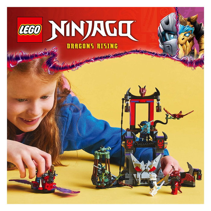 LEGO Ninjago 71841 Drachensturmdorf Aldea de la Tormenta Dragónida - Juego de Construcción de 305 Piezas para Niños y Niñas de 7+ Años