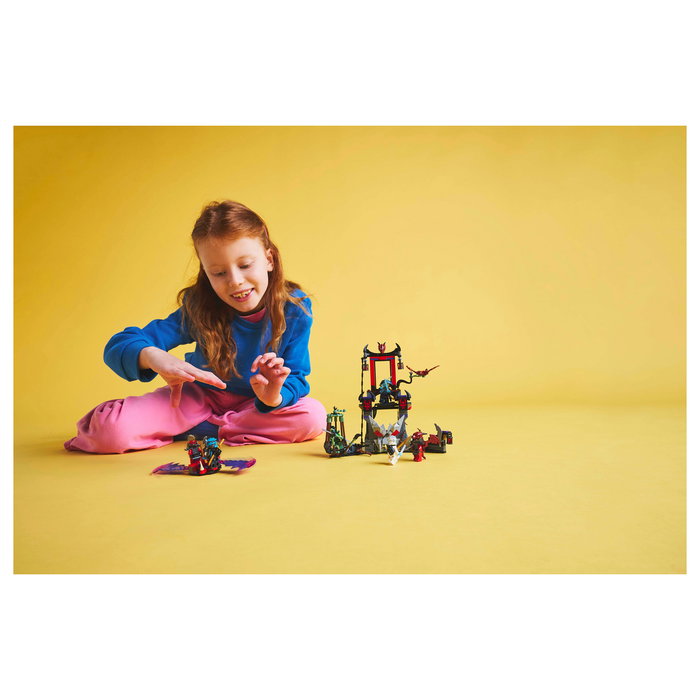 LEGO Ninjago 71841 Drachensturmdorf Aldea de la Tormenta Dragónida - Juego de Construcción de 305 Piezas para Niños y Niñas de 7+ Años