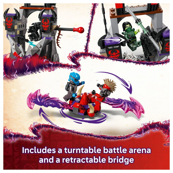 LEGO Ninjago 71841 Drachensturmdorf Aldea de la Tormenta Dragónida - Juego de Construcción de 305 Piezas para Niños y Niñas de 7+ Años