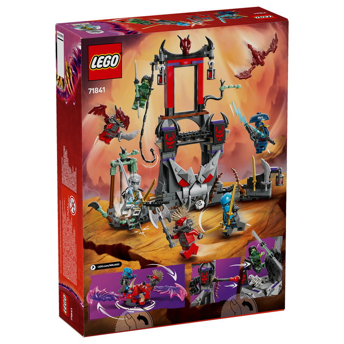 LEGO Ninjago 71841 Drachensturmdorf Aldea de la Tormenta Dragónida - Juego de Construcción de 305 Piezas para Niños y Niñas de 7+ Años