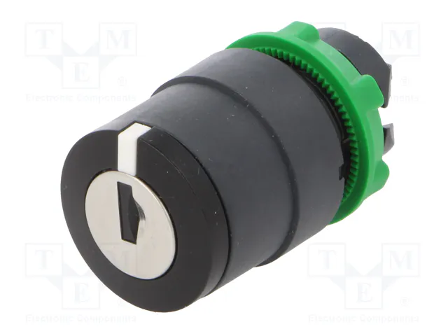 SCHNEIDER ELECTRIC Interruptor rotativo con llave Harmony XB5 de 22mm