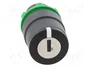 SCHNEIDER ELECTRIC Interruptor rotativo con llave Harmony XB5 de 22mm