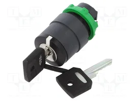 SCHNEIDER ELECTRIC Interruptor rotativo con llave Harmony XB5 de 22mm