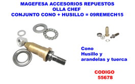 MAGEFESA Conjunto de Cono y Husillo para Olla Chef