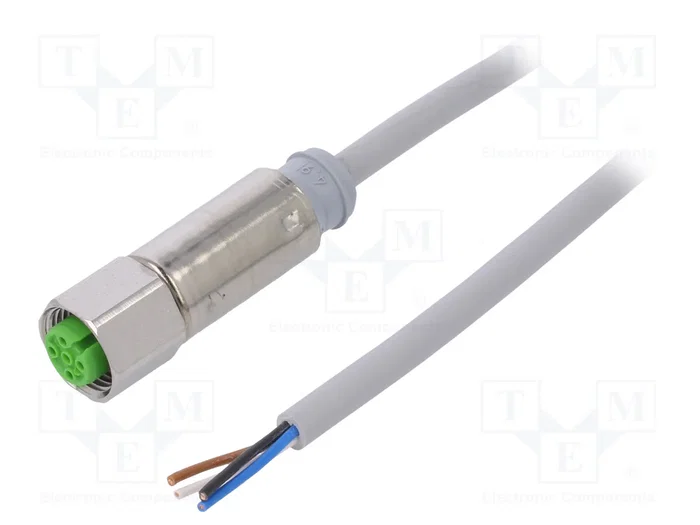 MURRELEKTRONIK Cable para sensores M12 hembra recto 4 PIN 5m MURRELEKTRONIK Cable para sensores M12 hembra recto 4 PIN 5m
