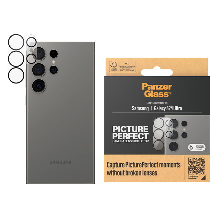 PanzerGlass PicturePerfect Protector de Lentes para Samsung Galaxy S24 Ultra PanzerGlass PicturePerfect Protector de Lentes para Samsung Galaxy S24 Ultra