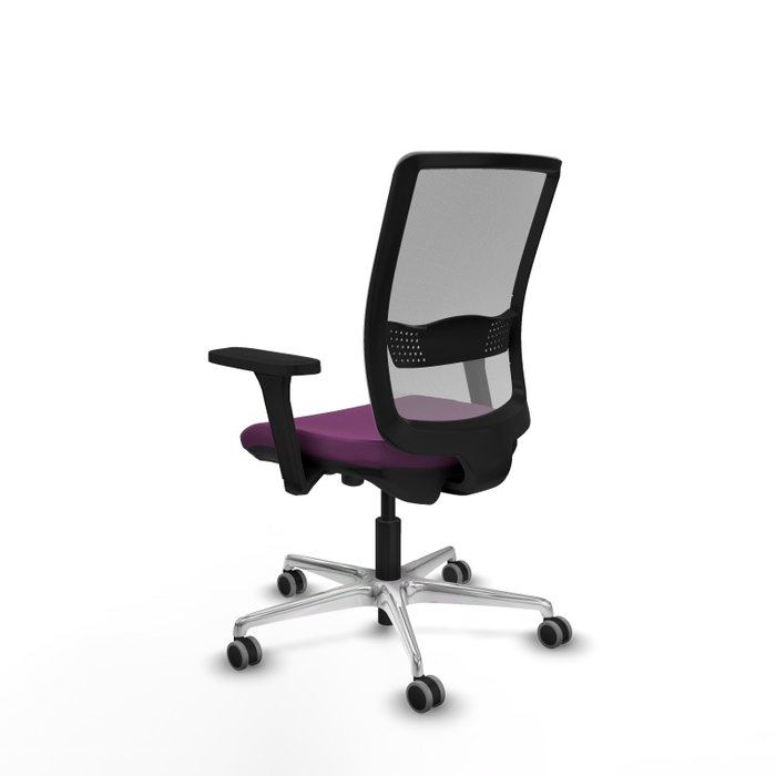 PIQUERAS Y CRESPO Silla de oficina Haches Morado y Gris PIQUERAS Y CRESPO Silla de oficina Haches Morado y Gris