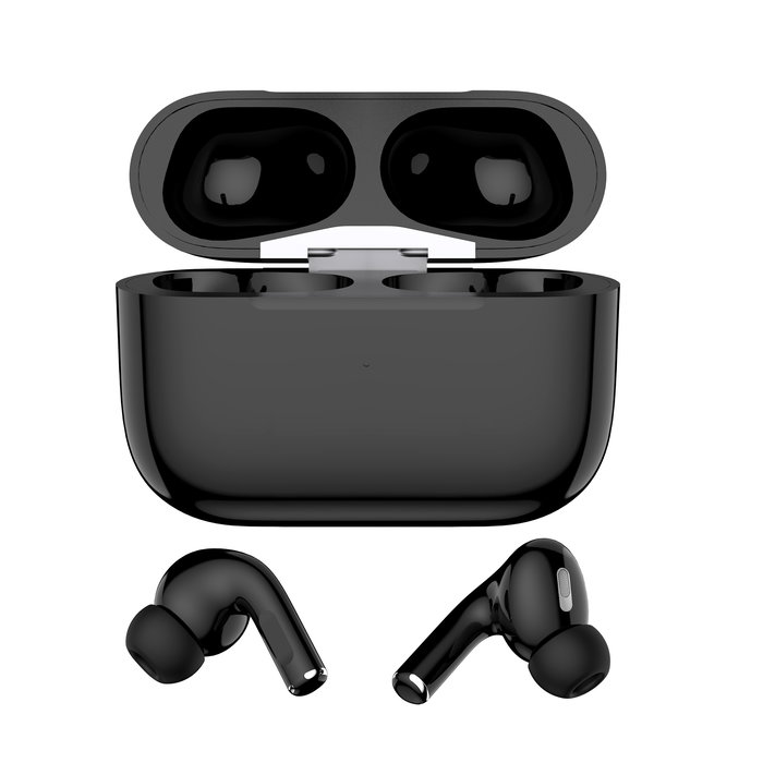 Myway MWHPH0029 Auriculares Inalámbricos TWS Bluetooth 5.0 Negro con Caja de Carga Lightning y Emparejamiento Automático