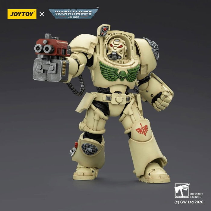 Joy Toy (CN) Warhammer 40,000 Dark Angels Deathwing Terminator 2 con Power Fist y Storm Bolter Joy Toy (CN) Warhammer 40,000 Dark Angels Deathwing Terminator 2 con Power Fist y Storm Bolter
