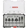 Bosch Professional 2607017468 Caja de 6 Fresas de Afeitar/Chaflanar/Redondear con Vástago de 6 mm