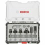 Bosch Professional Caja de 6 fresas de afeitar/chaflanar/redondear con vástago de 6 mm