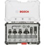 Bosch Professional Caja de 6 fresas de afeitar/chaflanar/redondear con vástago de 6 mm