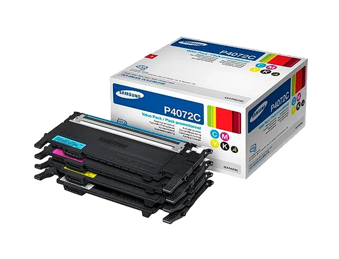 Samsung Toner Original Kit CMYK para CLP-320/325, CLX-3180/3185 - Negro, Magenta, Cian, Amarillo