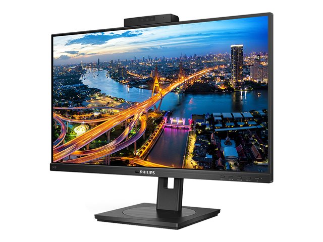 Philips B Line 243B1JH - Monitor LED de 24 Pulgadas Full HD IPS, USB-C 100W con Carga, Cámara Integrada, Ethernet, Altavoz