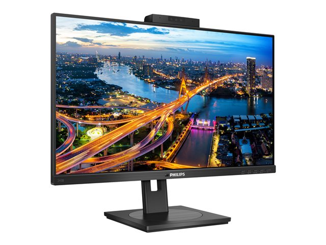Philips B Line 243B1JH - Monitor LED de 24 Pulgadas Full HD IPS, USB-C 100W con Carga, Cámara Integrada, Ethernet, Altavoz